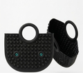 black silicone pop-it fidgets handbag